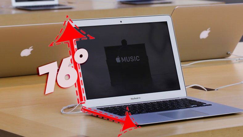 Ulaş Utku Bozdoğan: Apple Store'larda MacBook Ekranlarının Daima 76 Derecelik Açıyla Durmasının Buram Buram Taktik İçeren Sebebi 15