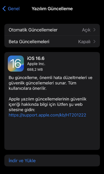 Ulaş Utku Bozdoğan: Iphone'Lardaki Kritik Güvenlik Açıklarını Kapatacak Ios 16.6 Yayınlandı! 3