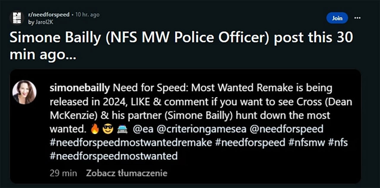 İnanç Can Çekmez: Need For Speed: Most Wanted Remake Geliyor (Galiba) 1