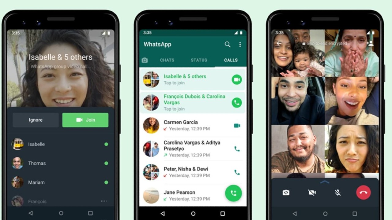 İnanç Can Çekmez: Whatsapp, Android Kullanıcıları İçin Görüntülü Grup Konuşmalarındaki Kişi Sayısını İki Katına Çıkardı 1