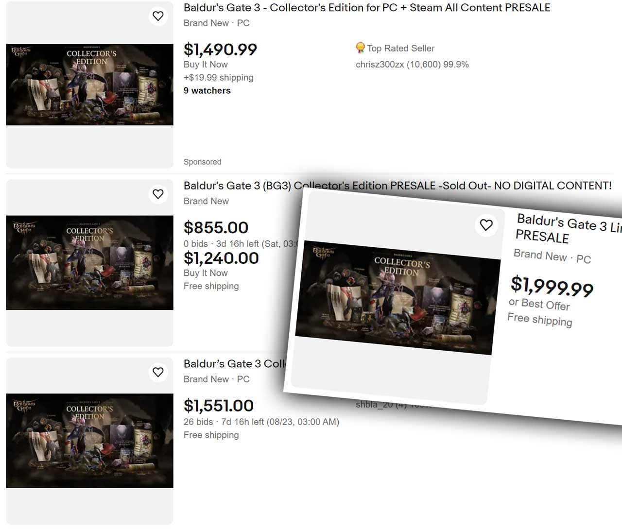 İnanç Can Çekmez: Baldur'S Gate 3'Ün Koleksiyoncu Sürümü Binlerce Dolara Satılmaya Başladı 1