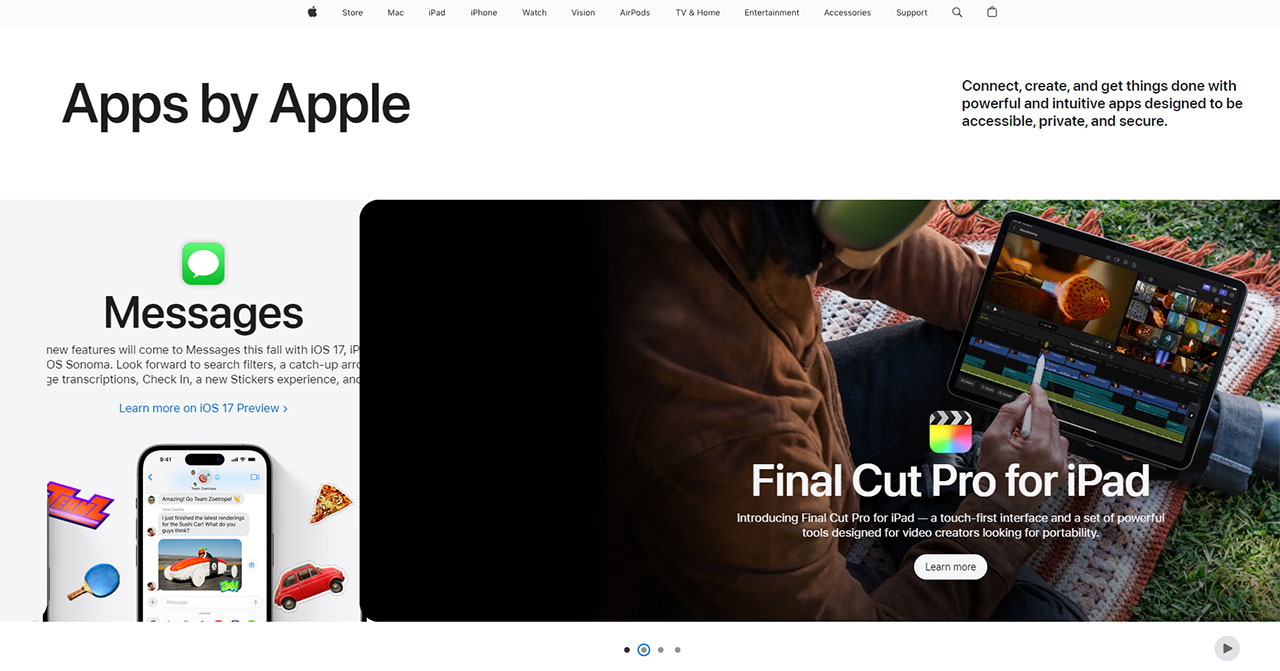 İnanç Can Çekmez: Apple, Kendi Uygulamalarını Sergilediği “Apps By Apple” Sitesini Kullanıma Sundu 1