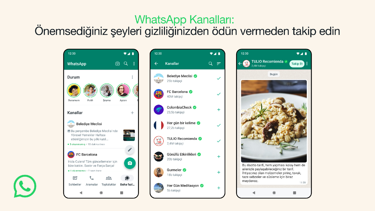 İnanç Can Çekmez: WhatsApp, Uygulamayı Sosyal Medya Platformuna Dönüştürecek "Kanallar" Özelliğini Kullanıma Sunmaya Başladı 1