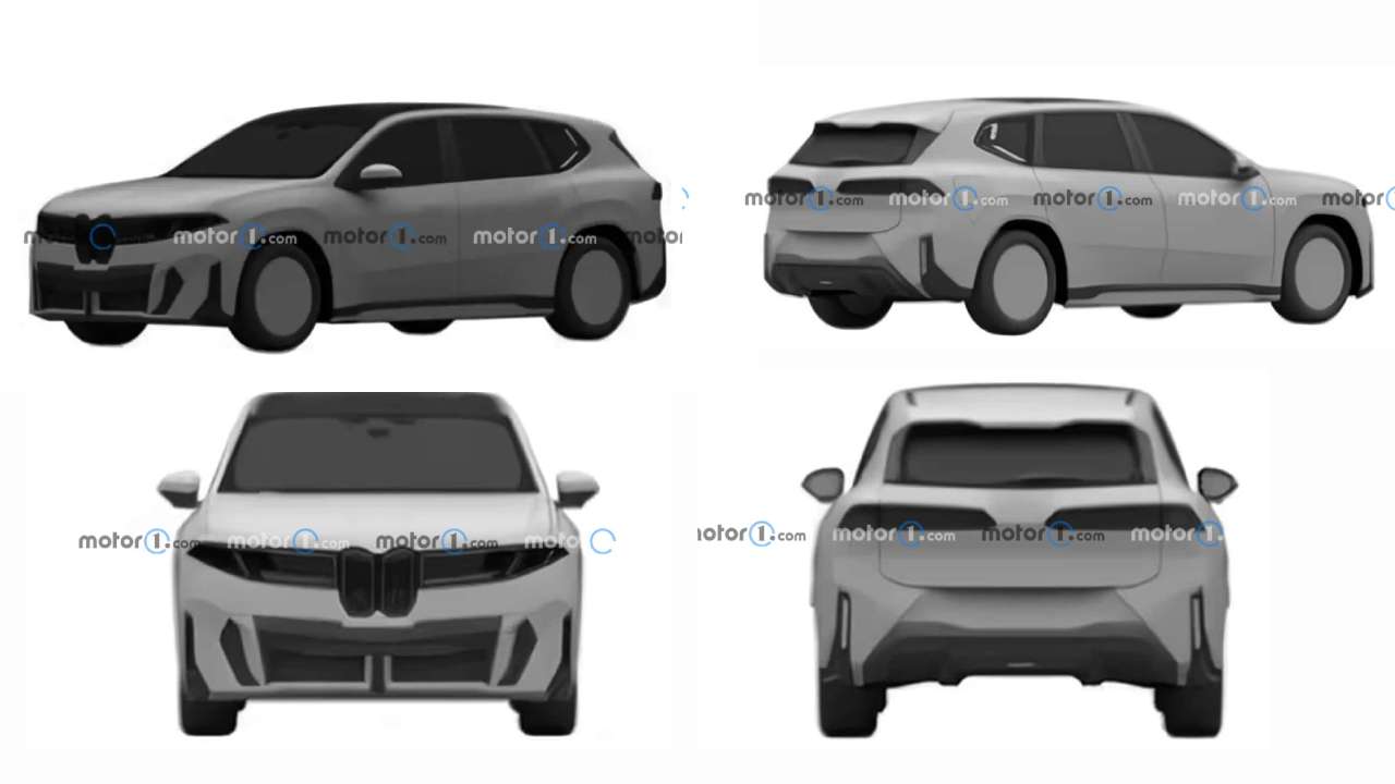 Yeni Bmw Ix3'Ün Patent Görselleri Ortaya Çıktı