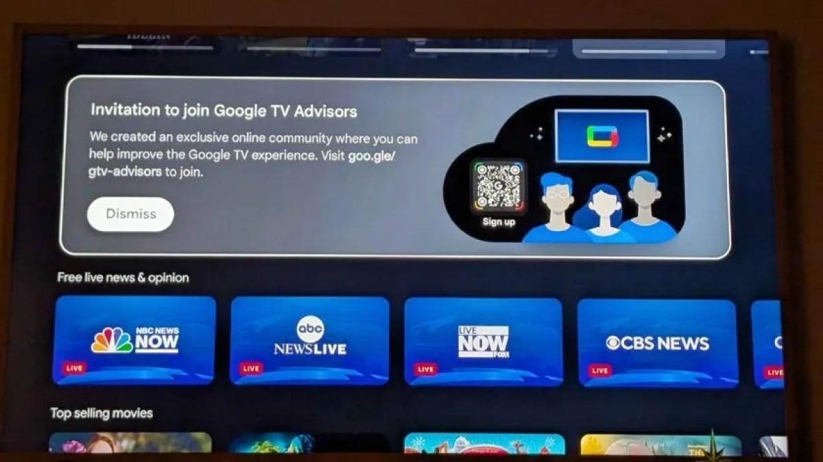 Google TV'den Yeni Bir Gelişme: Google TV Advisory Programı