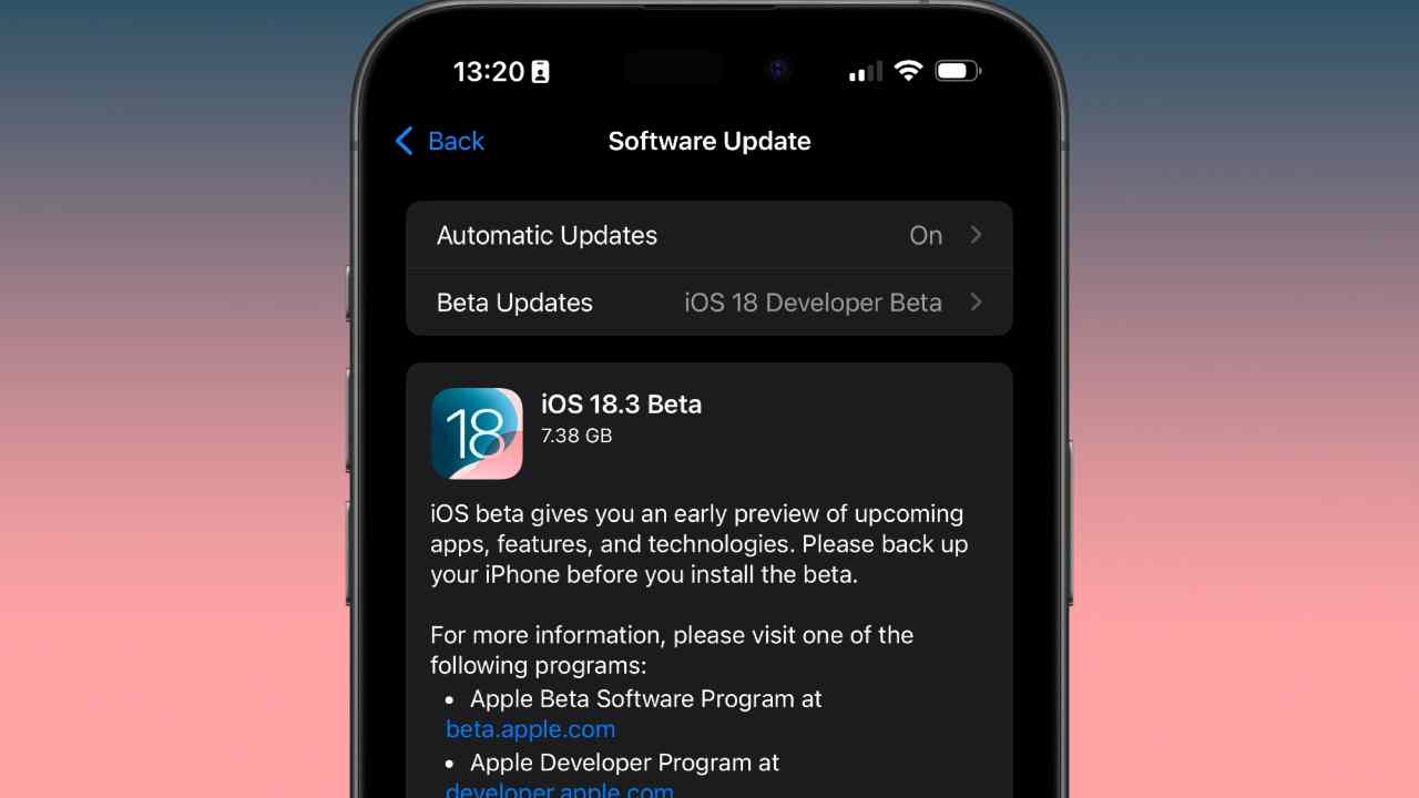 iOS 18.3 Beta Sürümü Yayınlandı