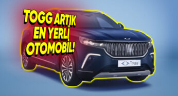 Togg’un Yerlilik Oranı %72,18 ile Zirveye Çıktı