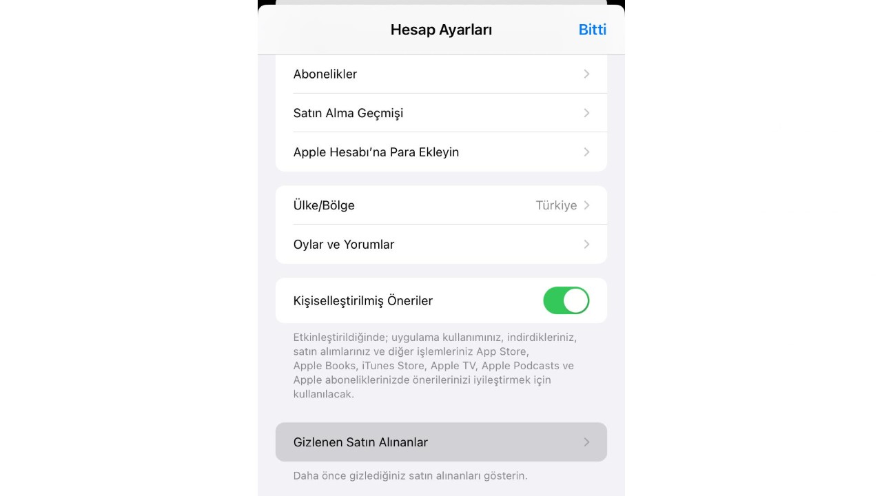 App Store İndirme Geçmişi Nasıl Silinir?