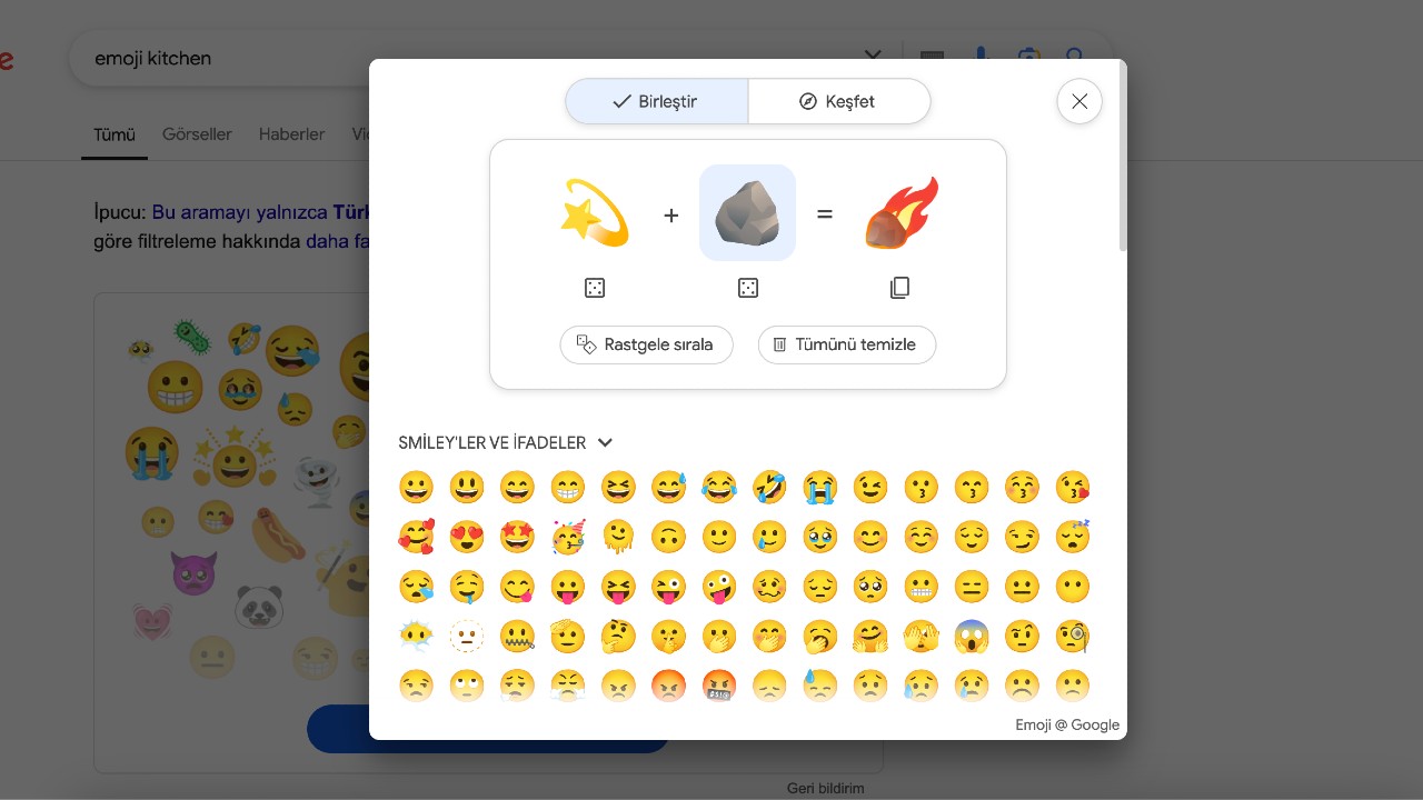 Kendi Emojinizi Oluşturmanın Yolu: Emoji Kitchen