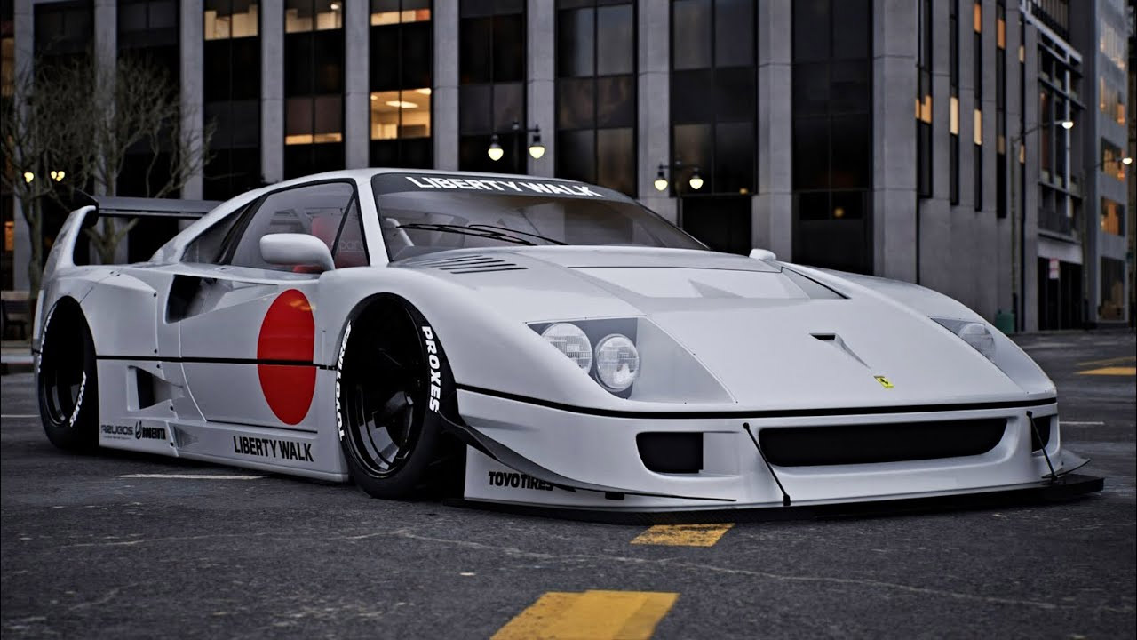 Liberty Walk'tan Ferrari F40 Temalı Mekanik Klavye