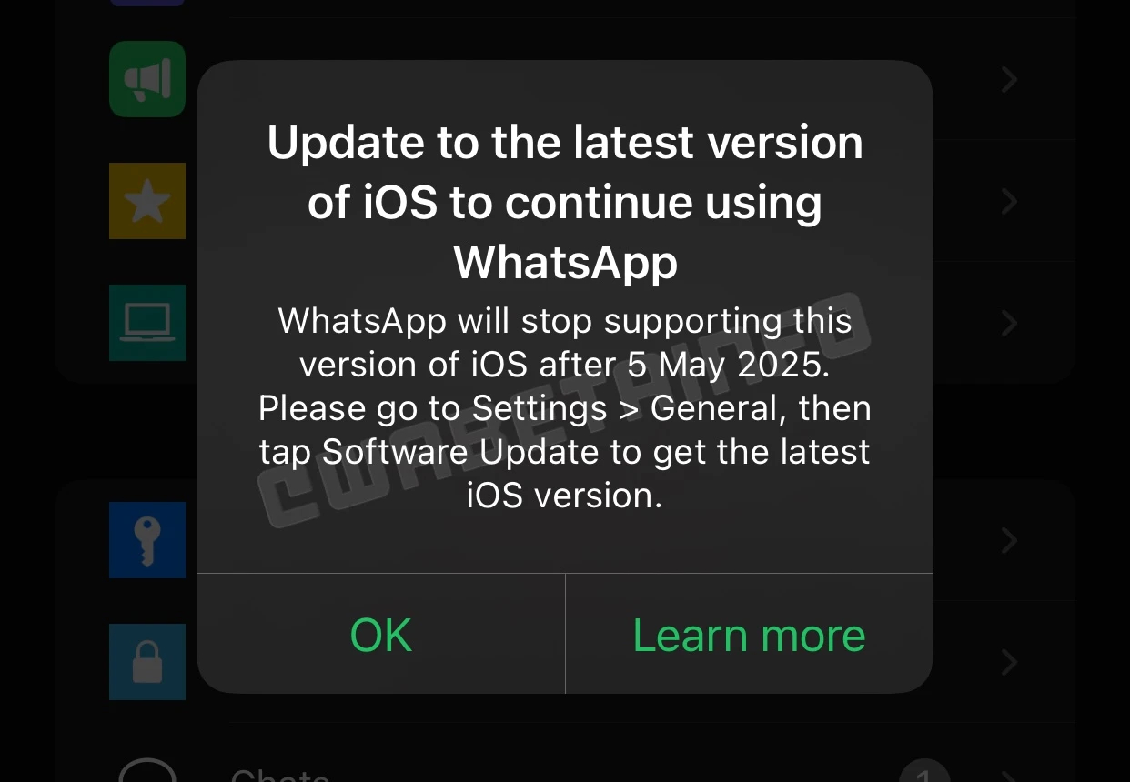 WhatsApp'ın 2025'te Destek Vermeyeceği Eski iPhone Modelleri