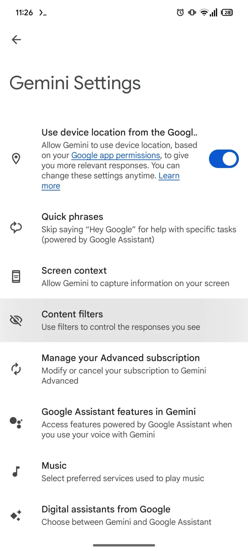 Google'dan Yeni Özellik: Gemini İçin Gelişmiş İçerik Filtresi