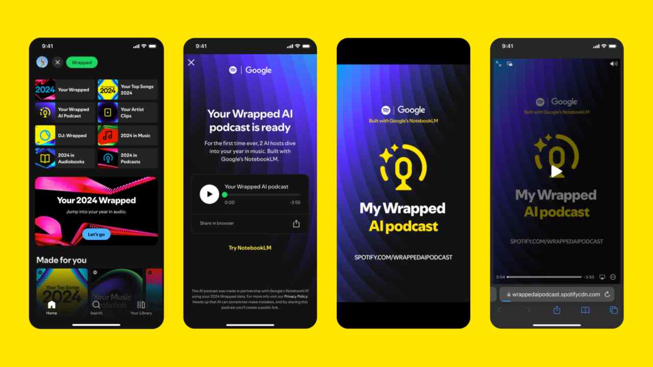 Spotify Wrapped 2024 ile Yapay Zekâ Destekli Podcast Deneyimi