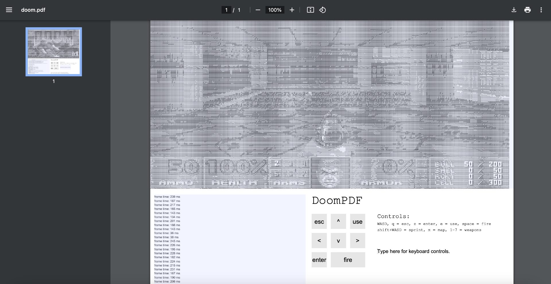 DOOM'un Yeni Macerası: PDF İçi Oyun