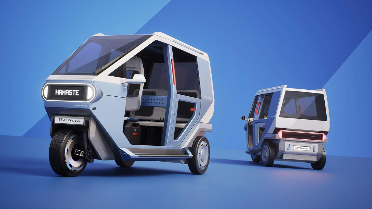 Hyundai'nın Yeni Elektrikli Rikşaları: E3W ve E4W Modelleri