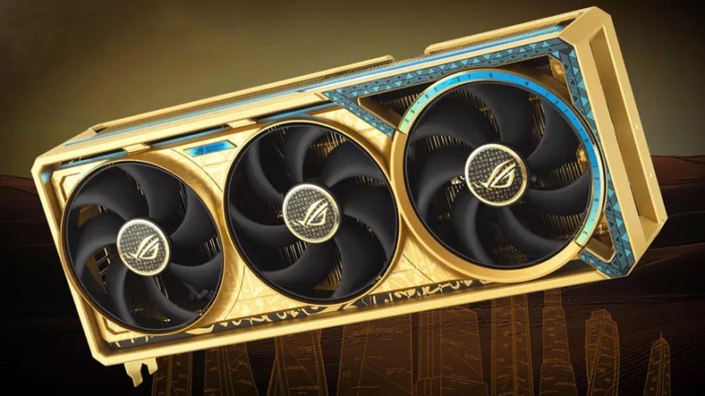 ASUS'tan Göz Kamaştıran Altın Kaplama RTX 5090