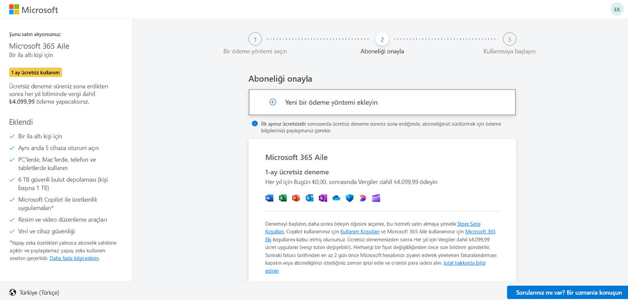 Yöntem 1: Microsoft Resmi Sitesinden Ücretsiz Deneme Sürümünü Deneyin
