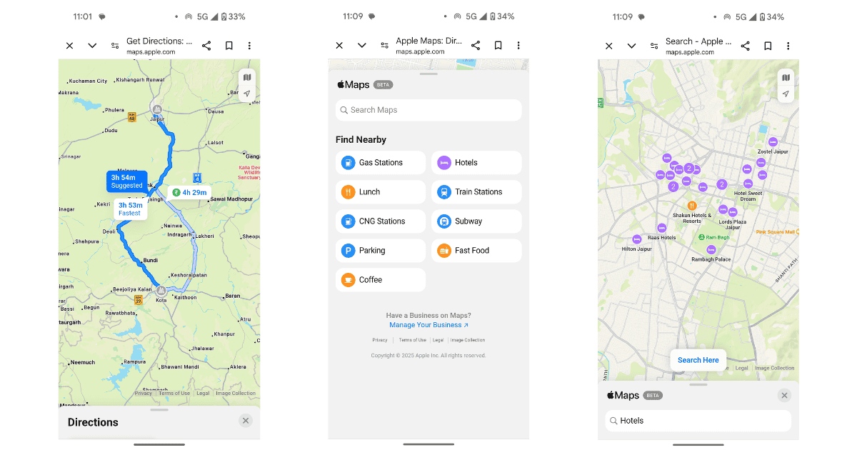 Apple Harita Uygulaması Artık Web Üzerinden Erişilebilir