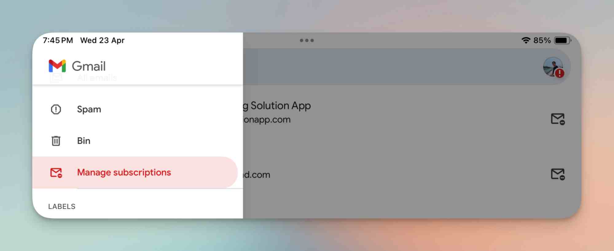 Gmail Kullanıcıları İçin Gelişmiş Abonelik Yönetimi Seçeneği