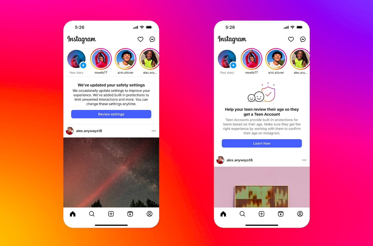 Instagram’da Genç Kullanıcıların Tespiti ve Otomatik Ayar Güncellemeleri