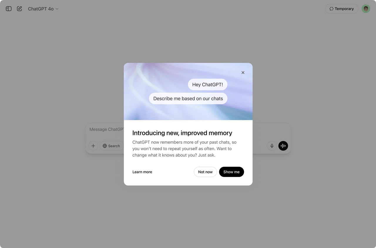 OpenAI'den ChatGPT'ye Yenilikçi Güncelleme