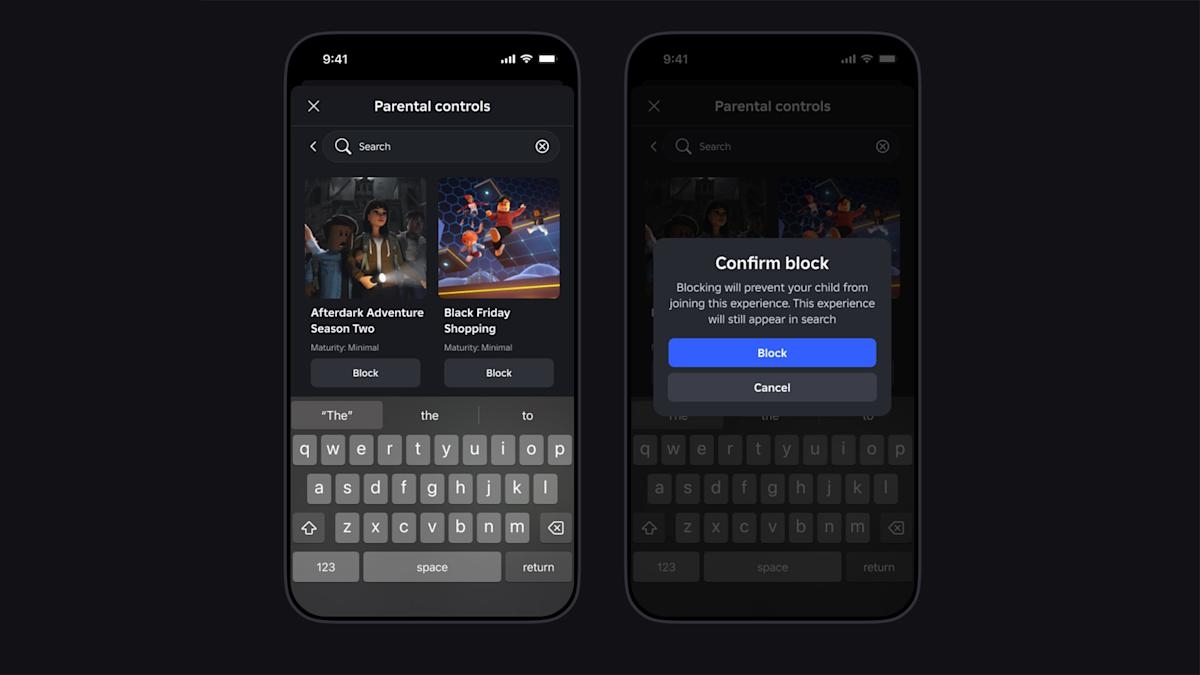 Roblox'tan Ebeveyn Kontrolü Hamlesi