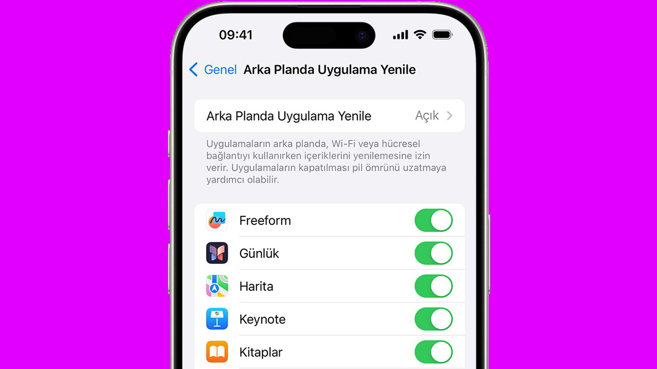 Android Telefonlar İçin Adaptif (Uyarlanabilir) Pil Özelliği