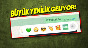WhatsApp’a Yeni Tepki Özelliği: Çıkartmalarla Mesajlara Anlık Tepki Verme Dönemi Başlıyor