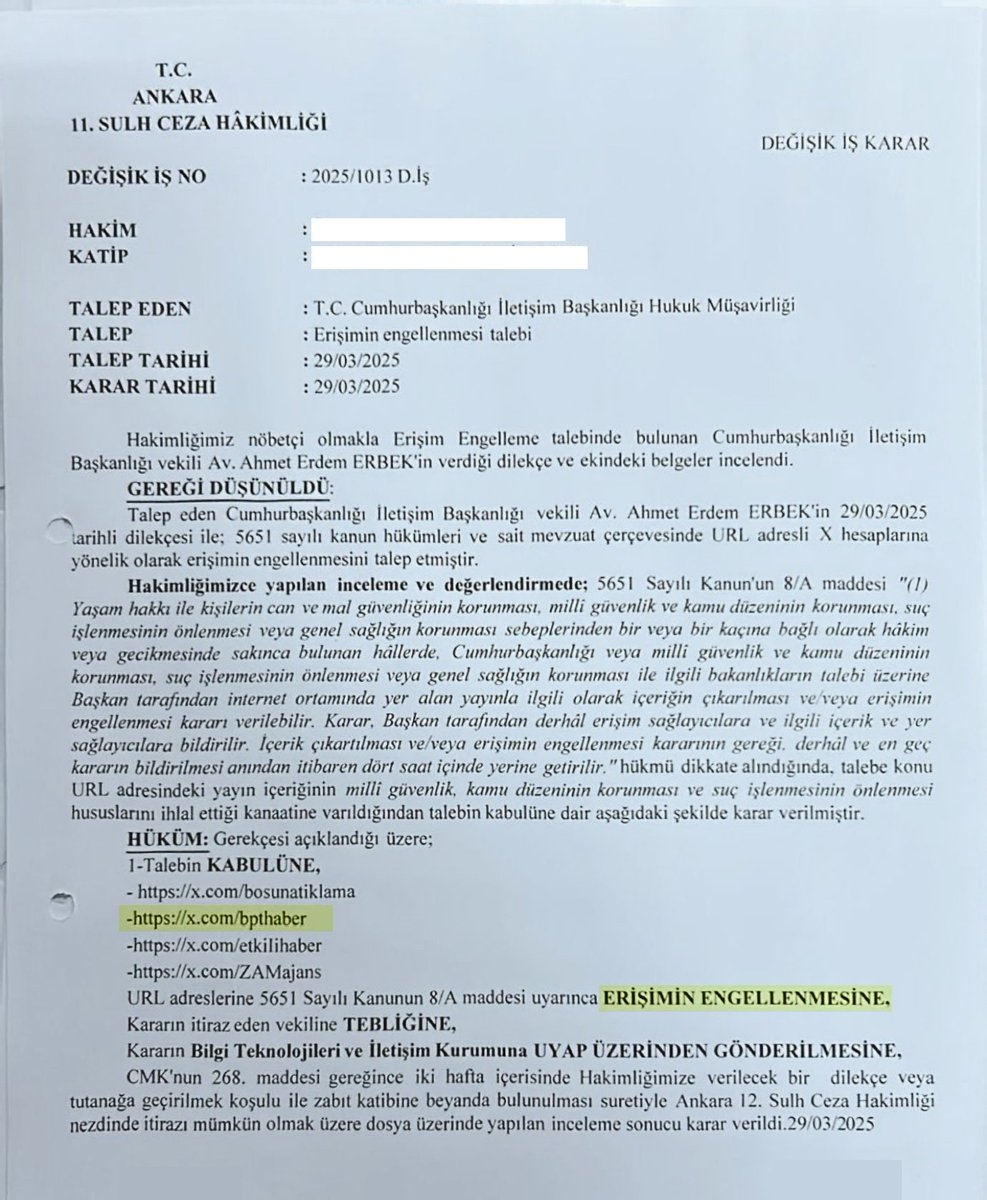 Türkiye'de Önemli Haber Sayfalarına Erişim Engeli