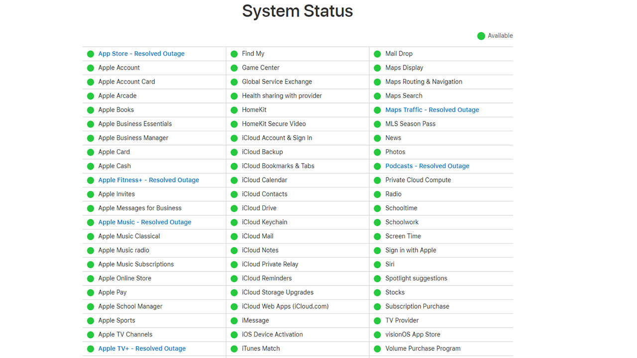 Apple'ın Çevrimiçi Hizmetlerinde Kesinti Yaşandı