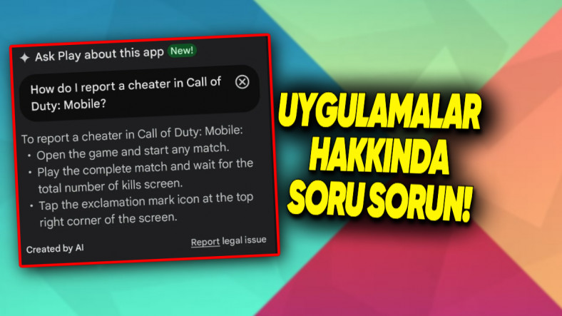 Google Play Store’da Yapay Zeka Destekli Uygulama Soru Sorma Özelliği Kullanıma Sunuldu