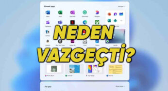 Microsoft’in Windows 11 İçin Yeni Başlat Menüsü Tasarım Süreci ve Reddedilen Tasarımlar