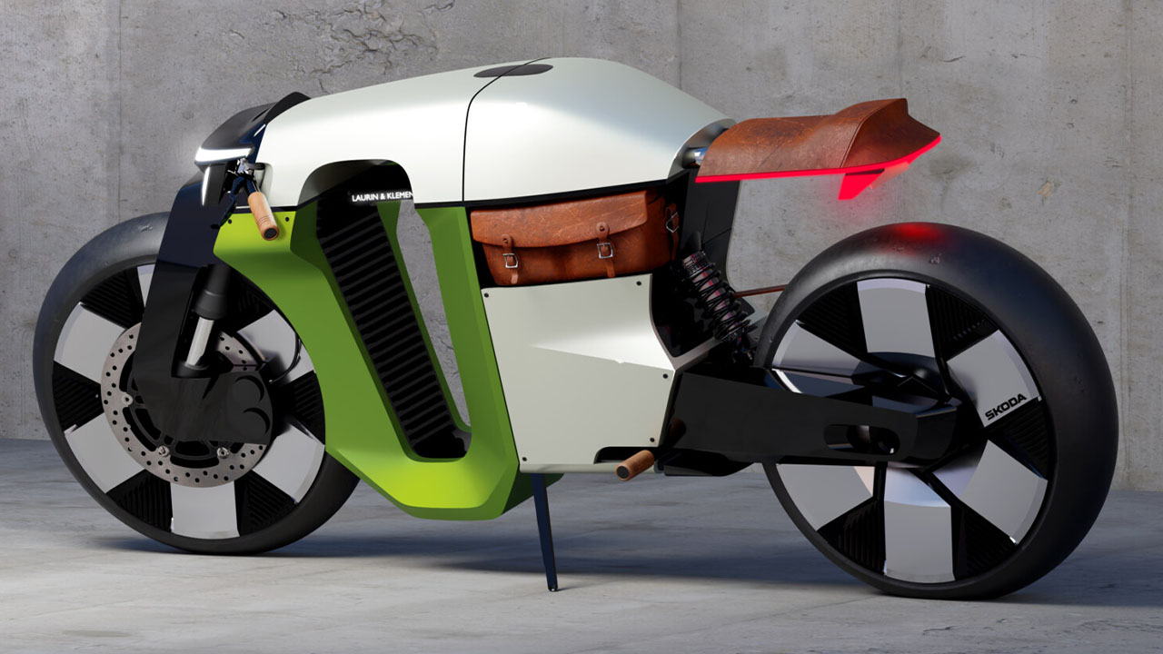 İnanç Can Çekmez: Skoda'nın Çılgın Elektrikli Motosiklet Tanıtımı: Slavia B Konsepti 2 Skoda’dan Fütüristik Elektrikli Motosiklet: Slavia B