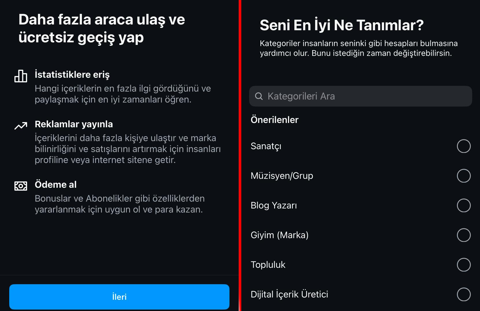 Instagram Profesyonel (İşletme) Hesabı Nedir ve Nasıl Açılır?