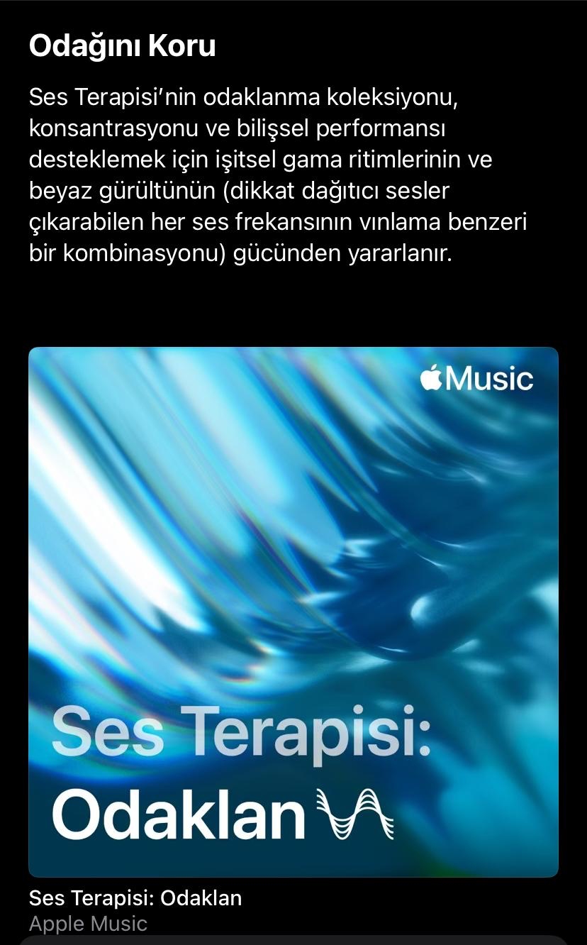 Şinasi Kaya: Apple Music’e Yenilik: Ses Terapisi Koleksiyonuyla Zihin ve Bedeni Rahatlatın 1 Apple Music’e Yeni Bir Soluk: Ses Terapisi