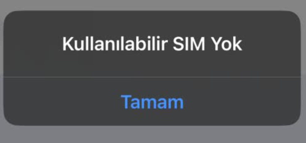 SIM kart yok veya okunmuyor hatası nedenleri ve çözümleri