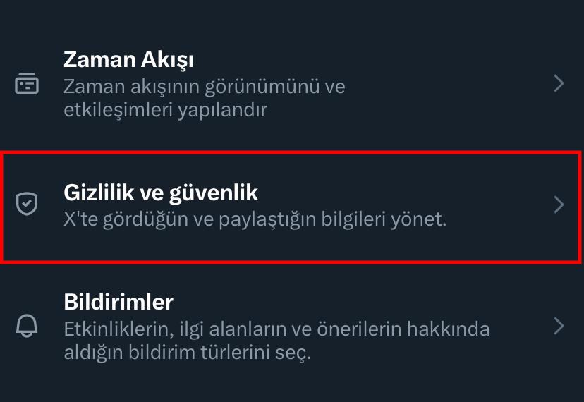 Gizli Hesabı Herkese Açmak veya Gizliliği Kaldırmak