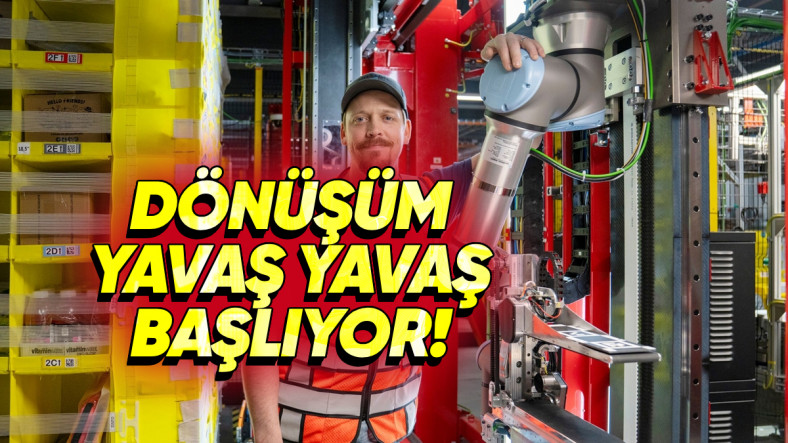 Amazon’dan Yapay Zekâ Destekli Yeni Depo Robotu Vulcan Tanıtımı