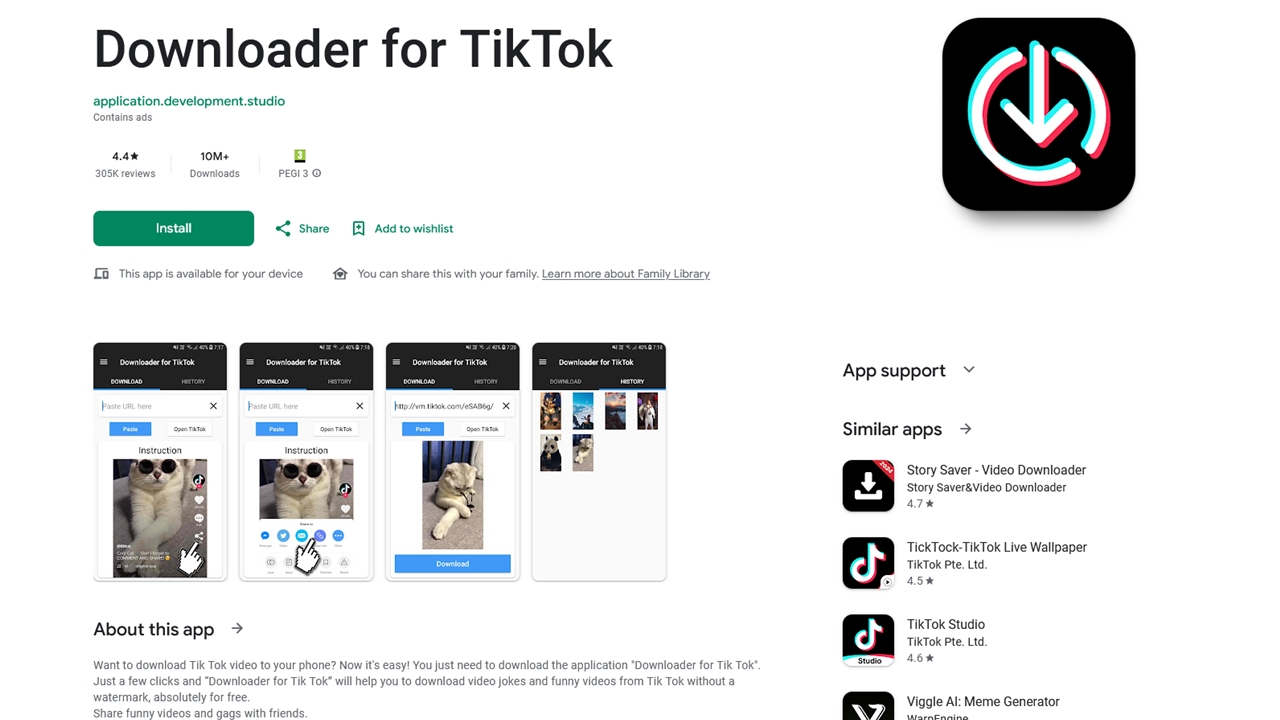 TikTok Uygulaması Üzerinden Video İndirme