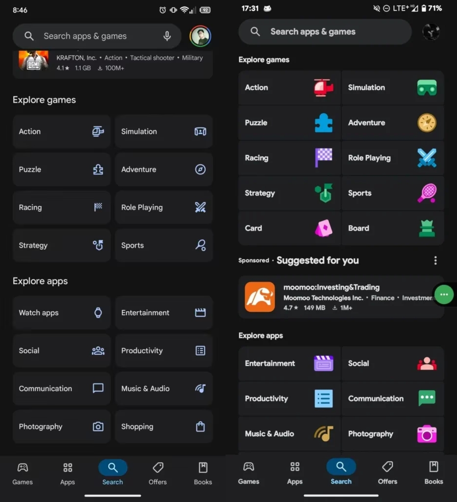 Google Play Store'da Yenilikçi Tasarım ve Android 16'nin Etkisi