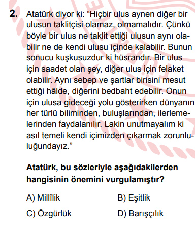 Fen Bilimleri 16. Soru