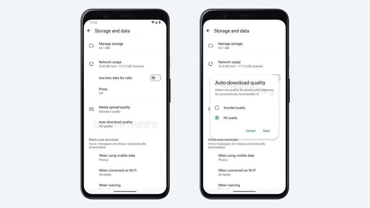 WhatsApp'ta Medya Kalitesi Seçimi Özelliği Android Kullanıcılarına Geliyor