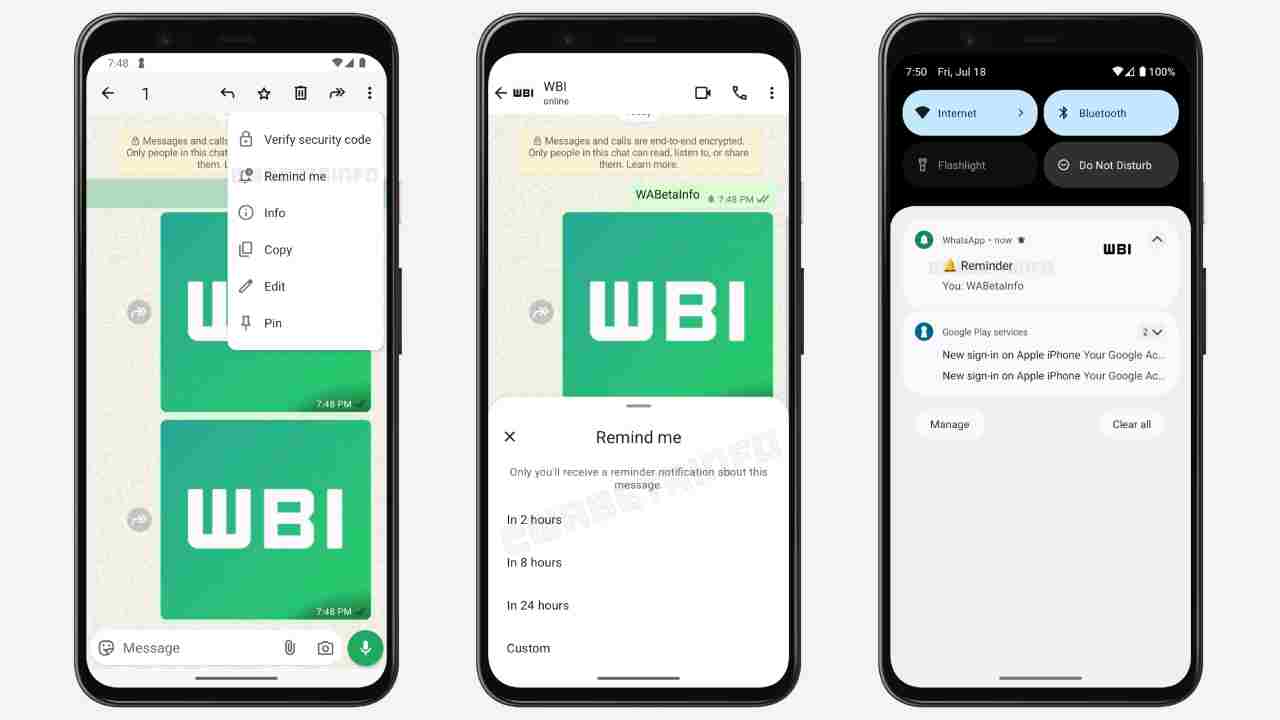 Şinasi Kaya: WhatsApp'a Yeni Hatırlatma Özelliği Geliyor 1 WhatsApp