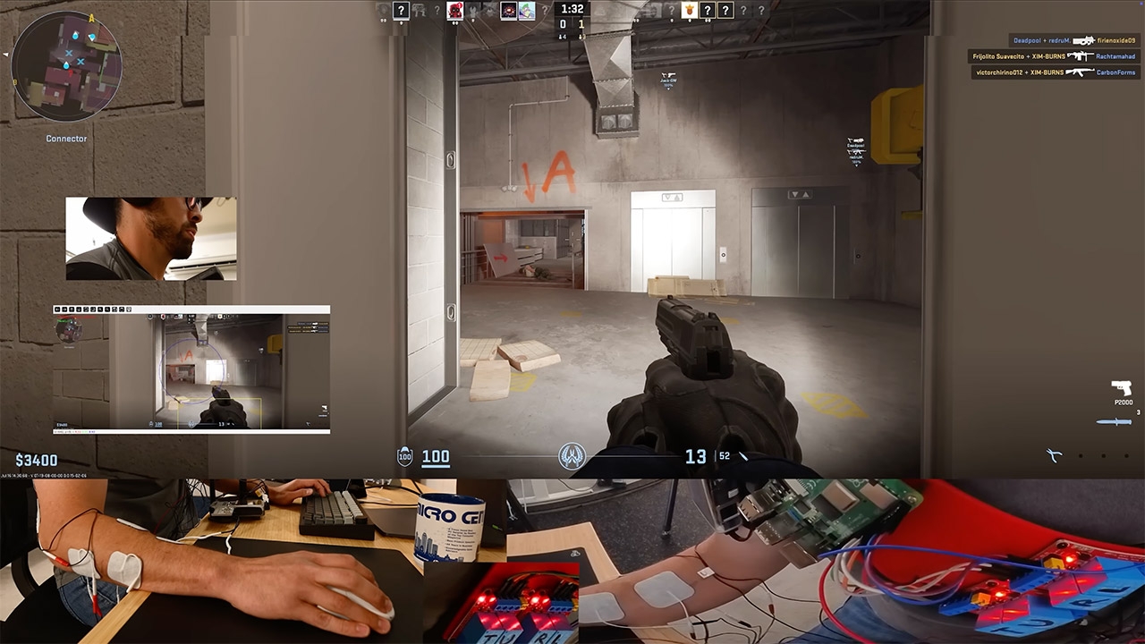 Akılalmaz Aimbot'lara Bir Yenisi Eklendi: Bir YouTuber, Doğrudan Kaslarını Tetikleyip Ateş Etmesini Sağlayan Bir Yazılım Geliştirdi! [Video]