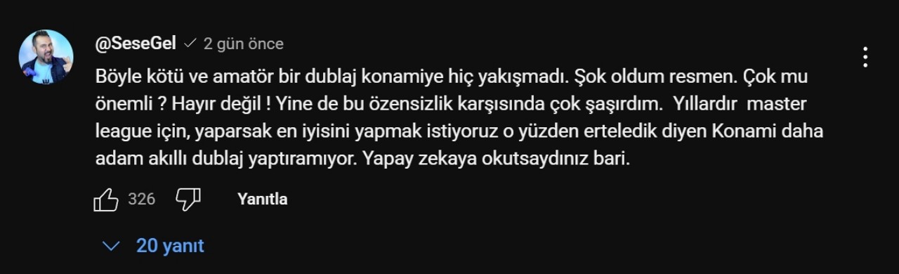 eFootball Türkçe Dublaj Tepkileri ve Hasan Mustan’ın Spikerlik Mirası