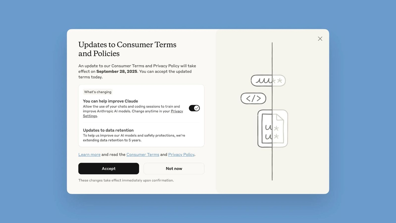 Anthropic Claude için yeni eğitim politikası: kullanıcı sohbetleriyle model gelişimi ve kullanıcı tercihlerine dair güncellenmiş süreçler