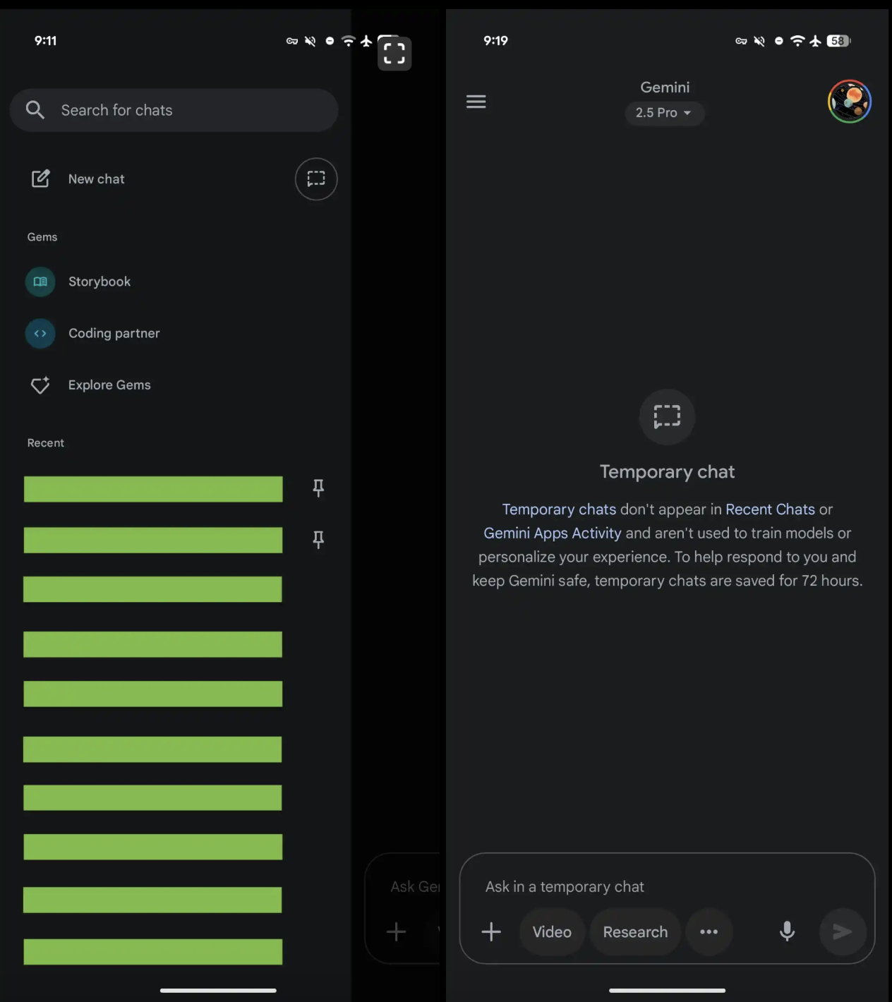 Şinasi Kaya: Gemini Geçici Sohbet Özelliği: 72 Saatlik Saklama ve Kısıtlı Erişimle Yeniden Keşfedildi 1 Gemini Geçici Sohbet Özelliği: 72 Saatlik Saklama ve Kısıtlı Erişimle Yeniden Keşfedildi