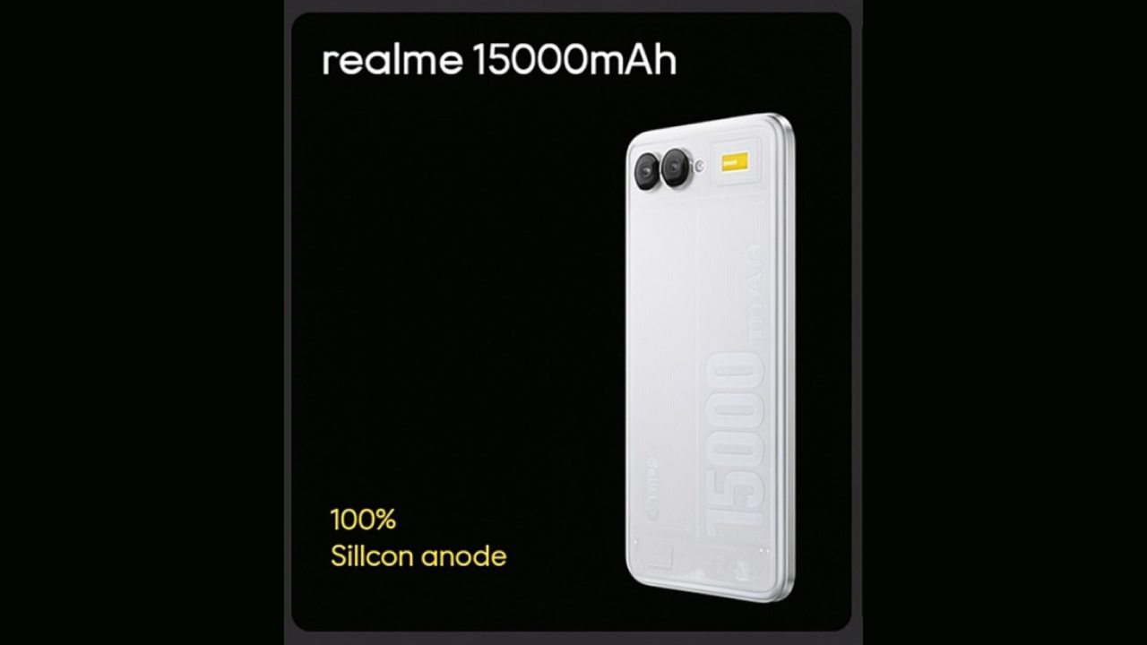 Realme’nin 15000 mAh Bataryalı Konsept Telefonu: Sadece Araştırma İçin Tasarlandı