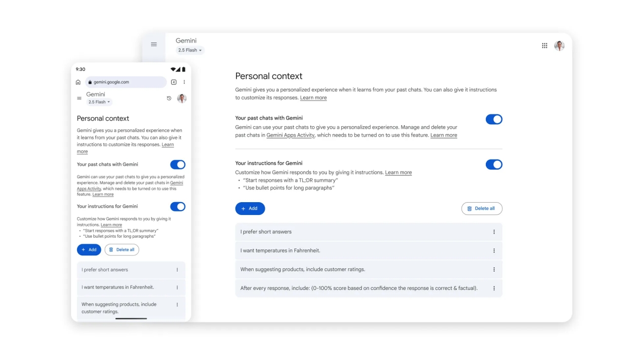 Ulaş Utku Bozdoğan: Google, Gemini'a 'Yeni' Özellikler Getiriyor (ChatGPT Kullanıcıları İçin Pek Yeni Sayılmaz Ama...) 1 Google, Gemini'a 'Yeni' Özellikler Getiriyor (ChatGPT Kullanıcıları İçin Pek Yeni Sayılmaz Ama...)