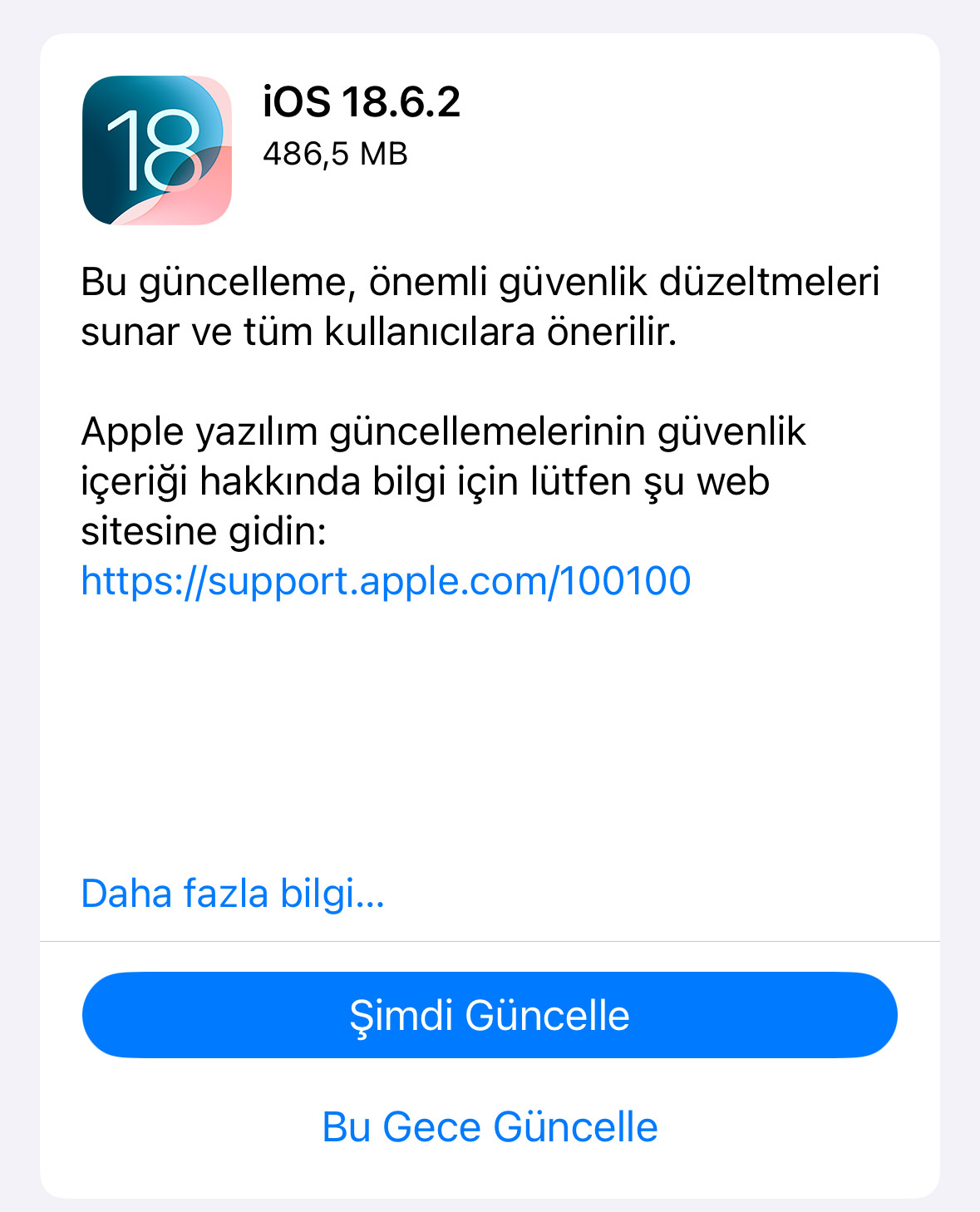 Ulaş Utku Bozdoğan: iPhone'unuzu Acil Güncelleyin: Apple, iOS 18.6.2 Güncellemesini Yayımladı! 2 iPhone'unuzu Acil Güncelleyin: Apple, iOS 18.6.2 Güncellemesini Yayımladı!